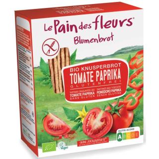 Blumenbrot Tomate Paprika glutenfrei
