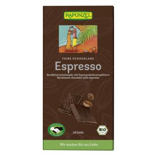 Zartbitter Schokolade mit Espresso-Splittern 55% H