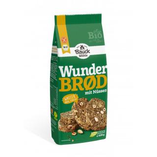 Brotbackmischung Wunderbrot mit Nüssen glutenfrei
