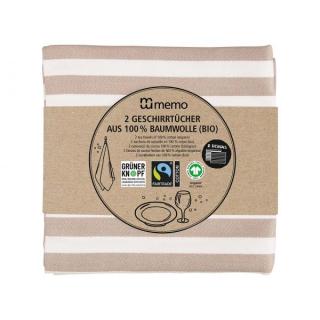 Geschirrtücher aus Bio-Baumwolle 50x70cm - 2St