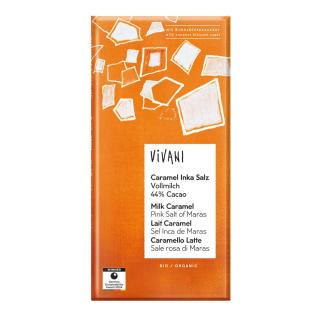 Caramel Inka Salz Vollmilch 44% Cacao